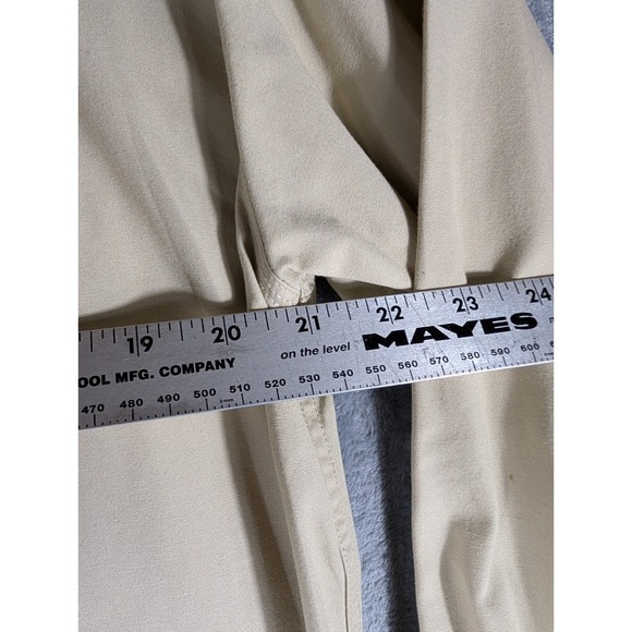 Patagonia Men's Small Tan 100% Cotton Canvas Long Sleeve Button Up Work Shirt - Picture 12 of 12